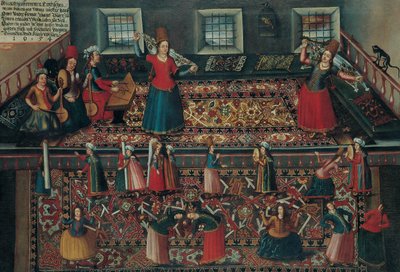 Una escena del harén turco de Hans Gemminger